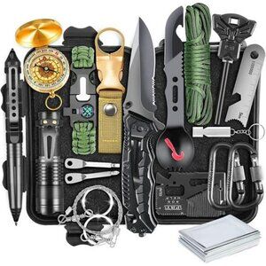 Survival Kit Gifts for Men Dad Husband Emergency Survival Gear and Equipment